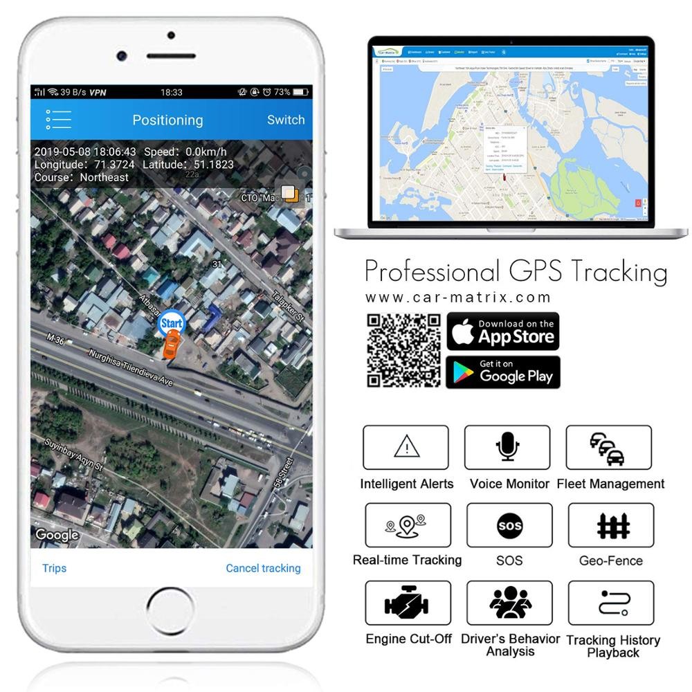 kamera tal-karozzi bil-gps live tracking profio x2