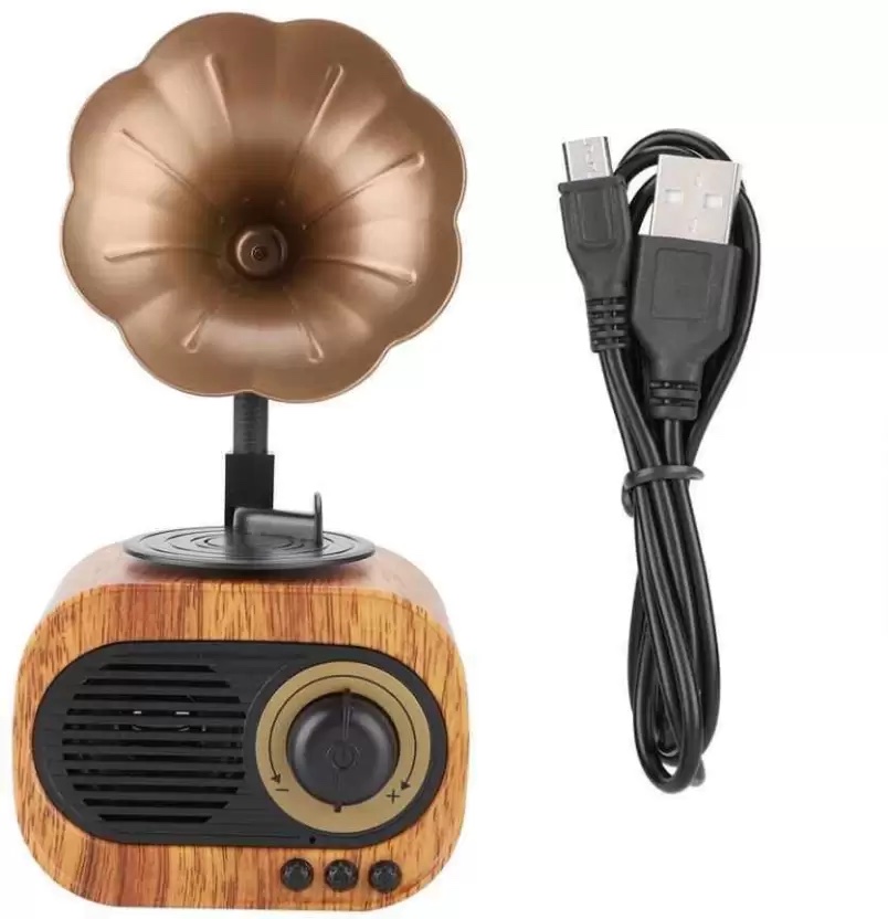 mini gramophone radju żgħir retro disinn stil injam