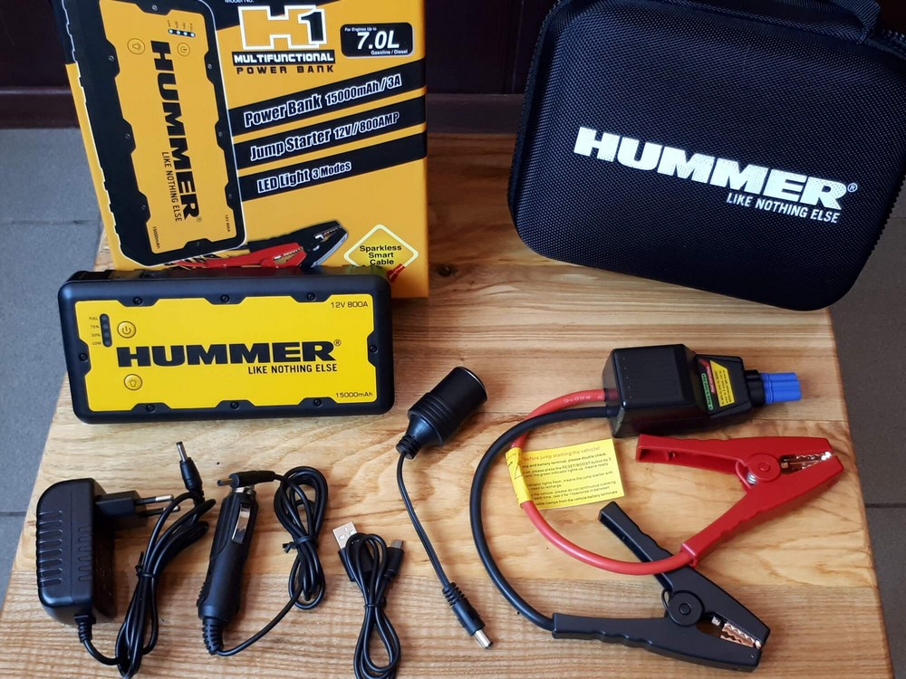 hummer H1 karozza starter + powerbank