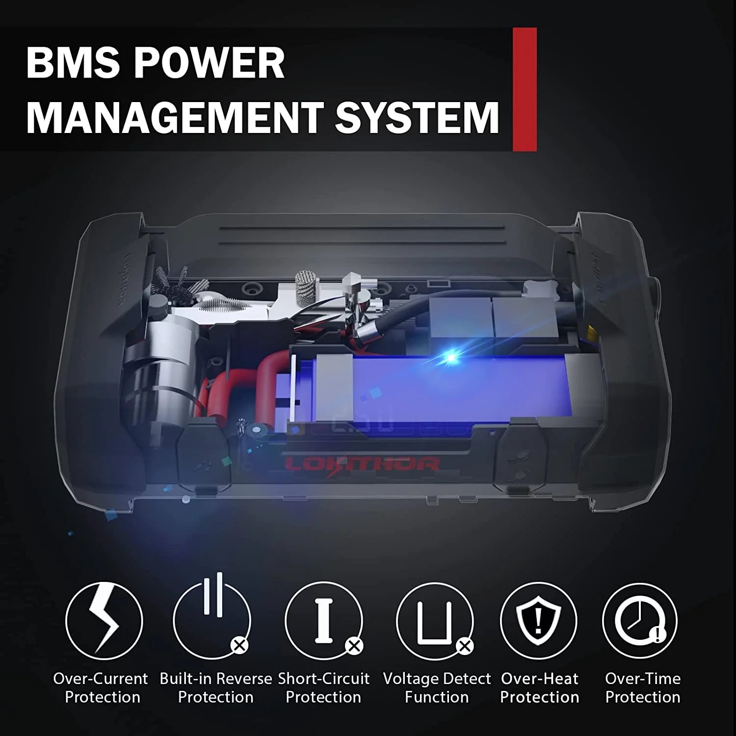 batterija portabbli jump starter - batterija 22800 mAh