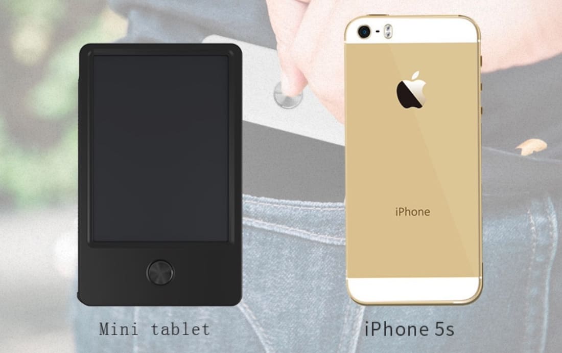 Dimensjonijiet mini bħall-mowbajl tiegħek - Tabella Pocket LCD