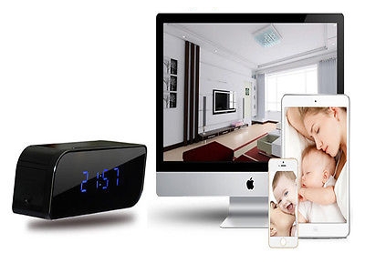 WiFi Alarm Clock Camera HD