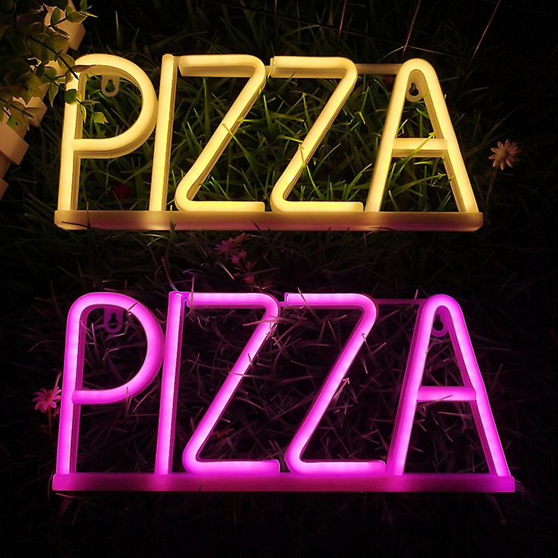 PIZZA LED neon reklamar fuq il-ħajt