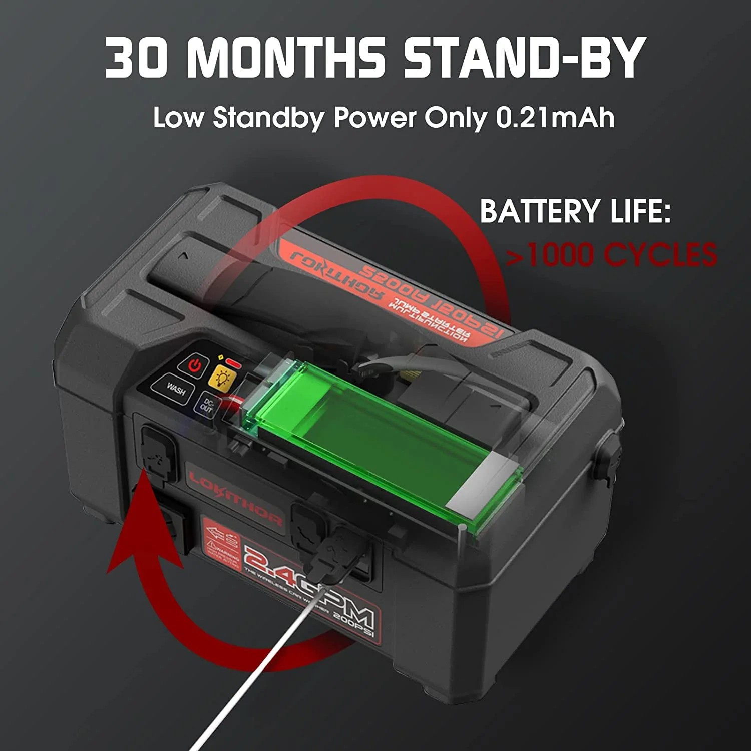 power bank starter għall-karozzi - lokithor