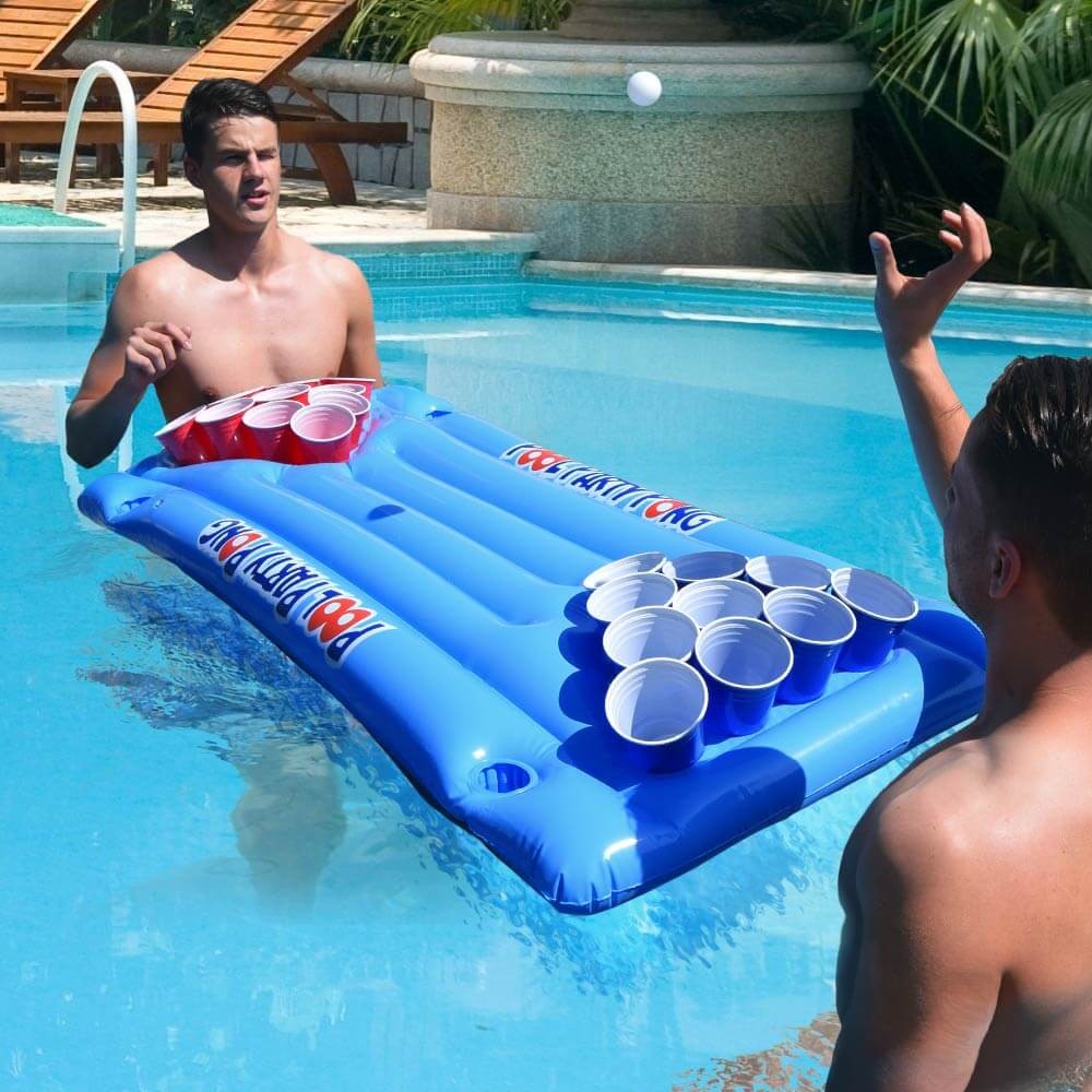 floating birra pong li jintefħu