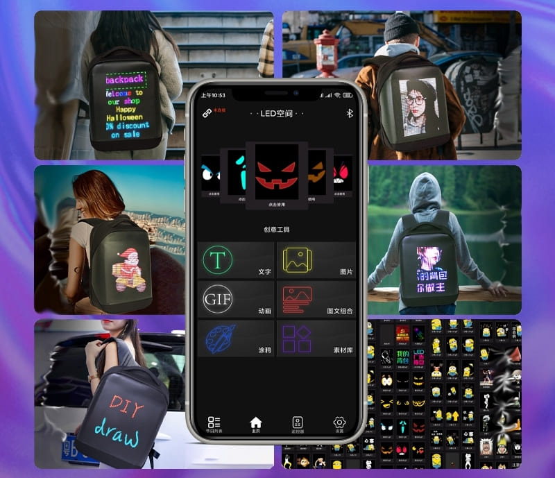 app mobbli wasslet dawl backpack rucksack għal smartphone