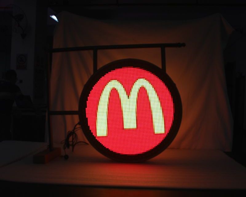 display LED tond