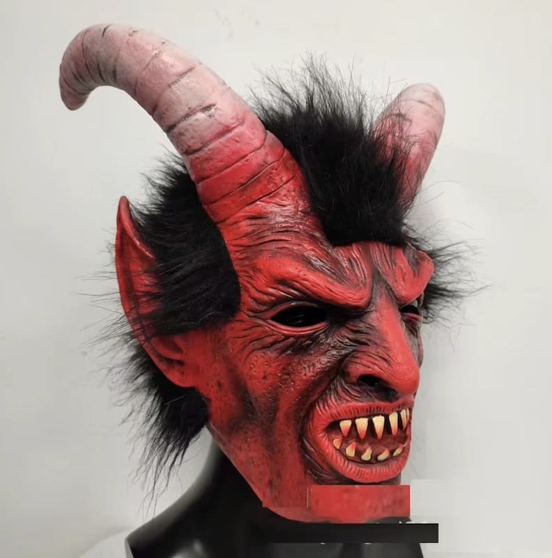 maskra lucifer fuq wiċċ jew ras devil