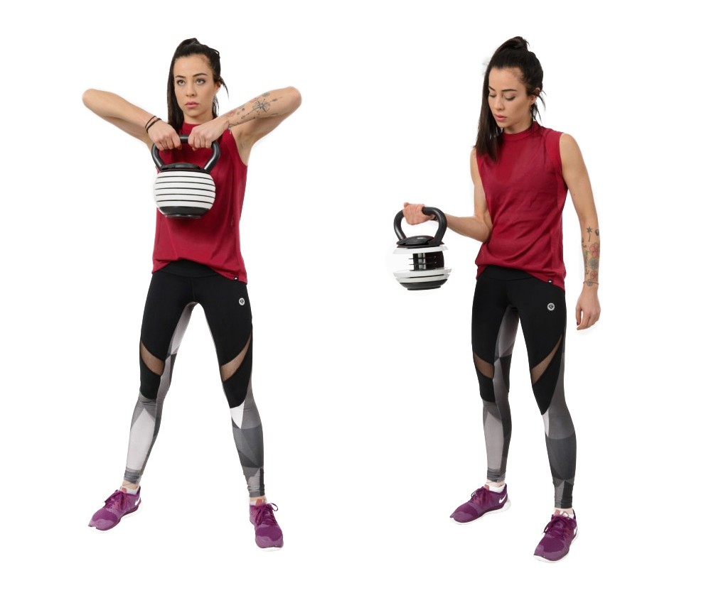 kit tan-nisa kettlebell għall-eżerċizzju