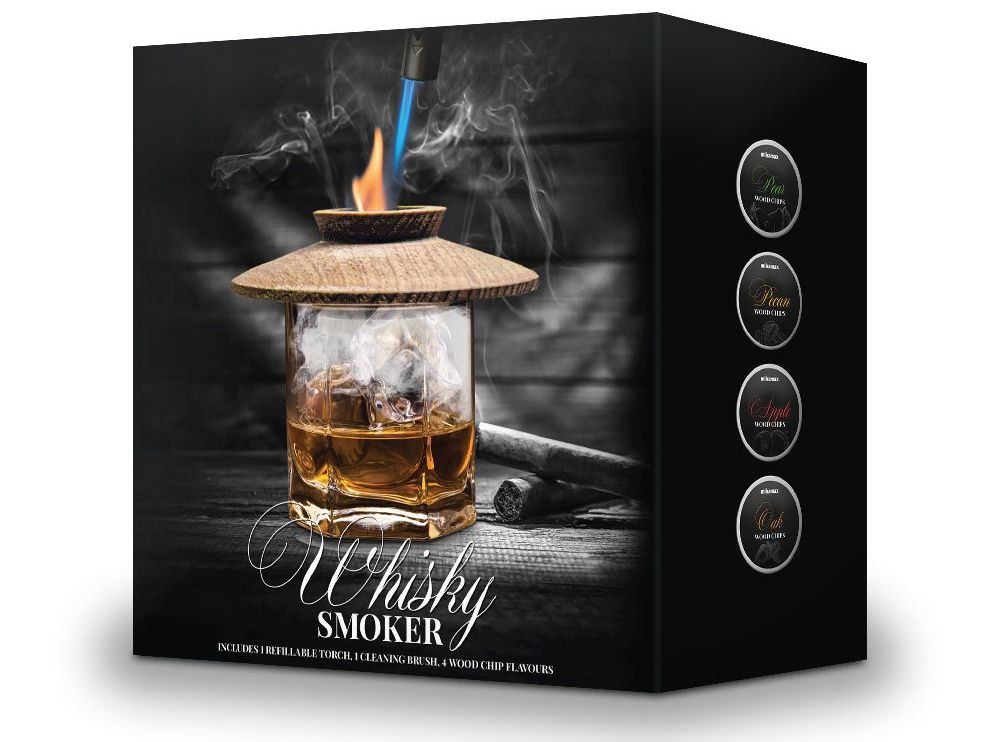 kit tal-bourbon tal-whisky li jpejjep għax-xarba tal-whisky affumikat