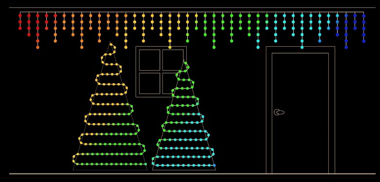 siġra luminuża LED twinkly