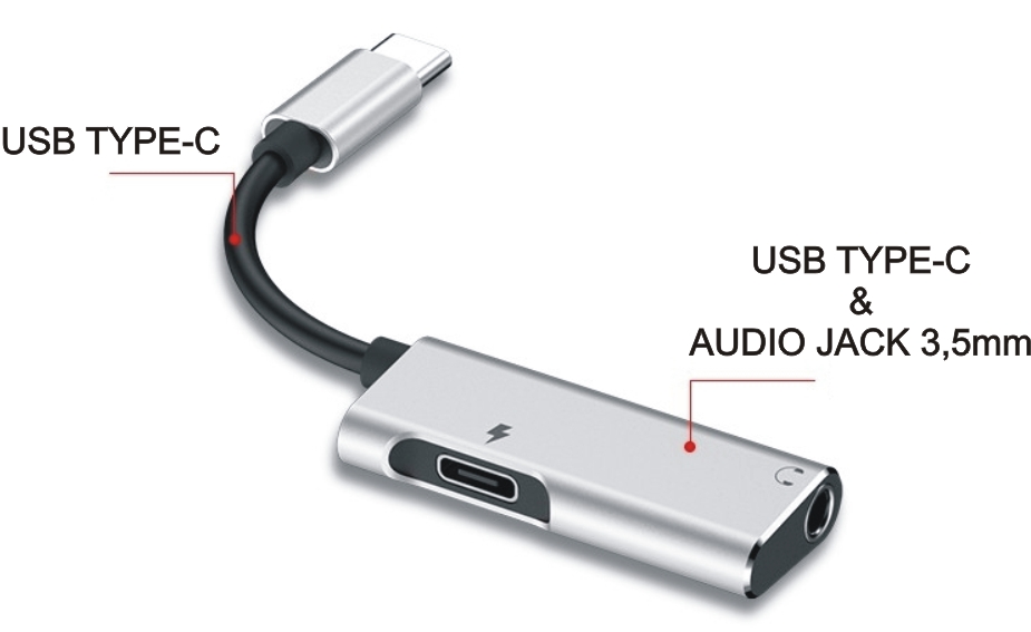 hub usb-c għall-awdjo