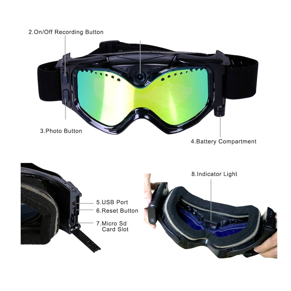 ski goggles kamera wifi