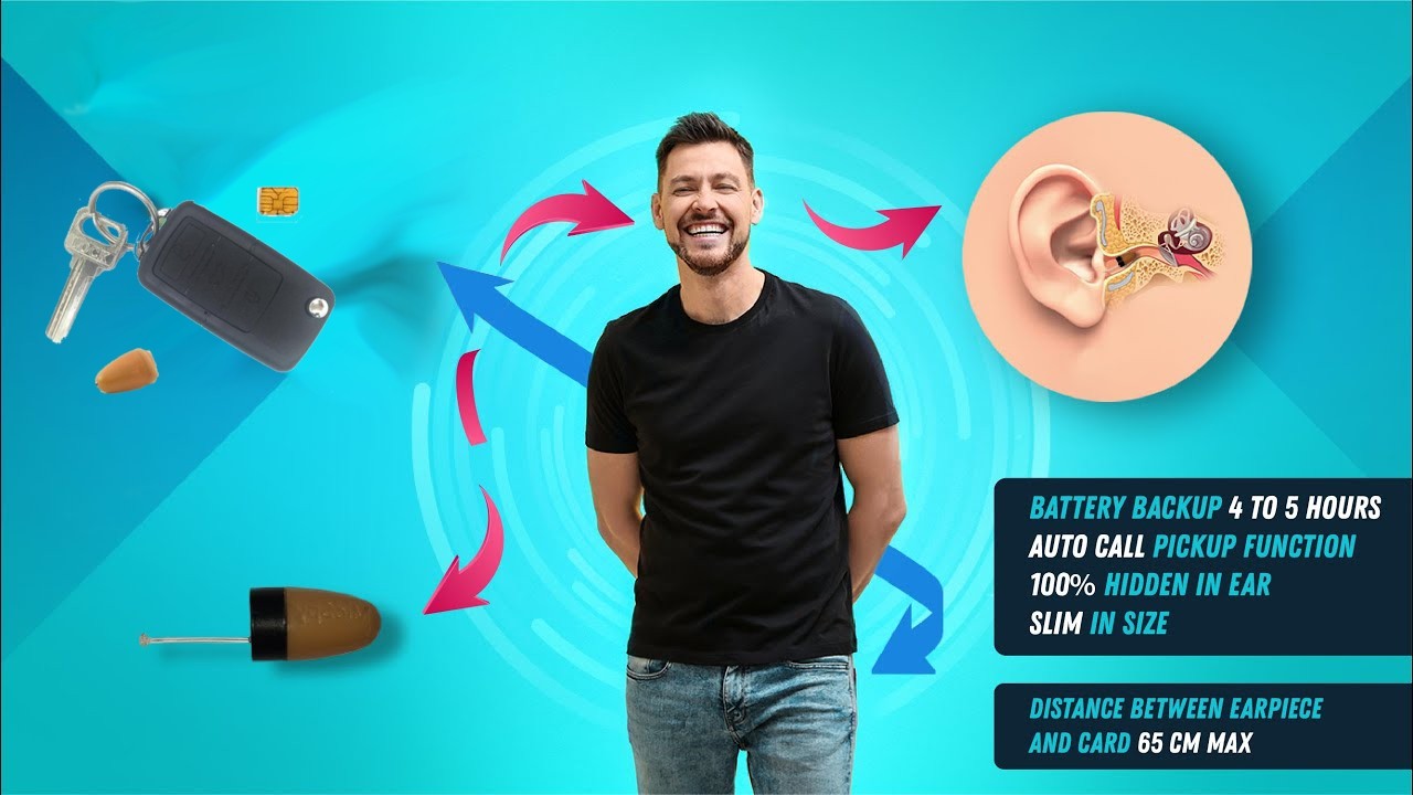 earpiece spy - earphone spy b'ċavetta Bluetooth