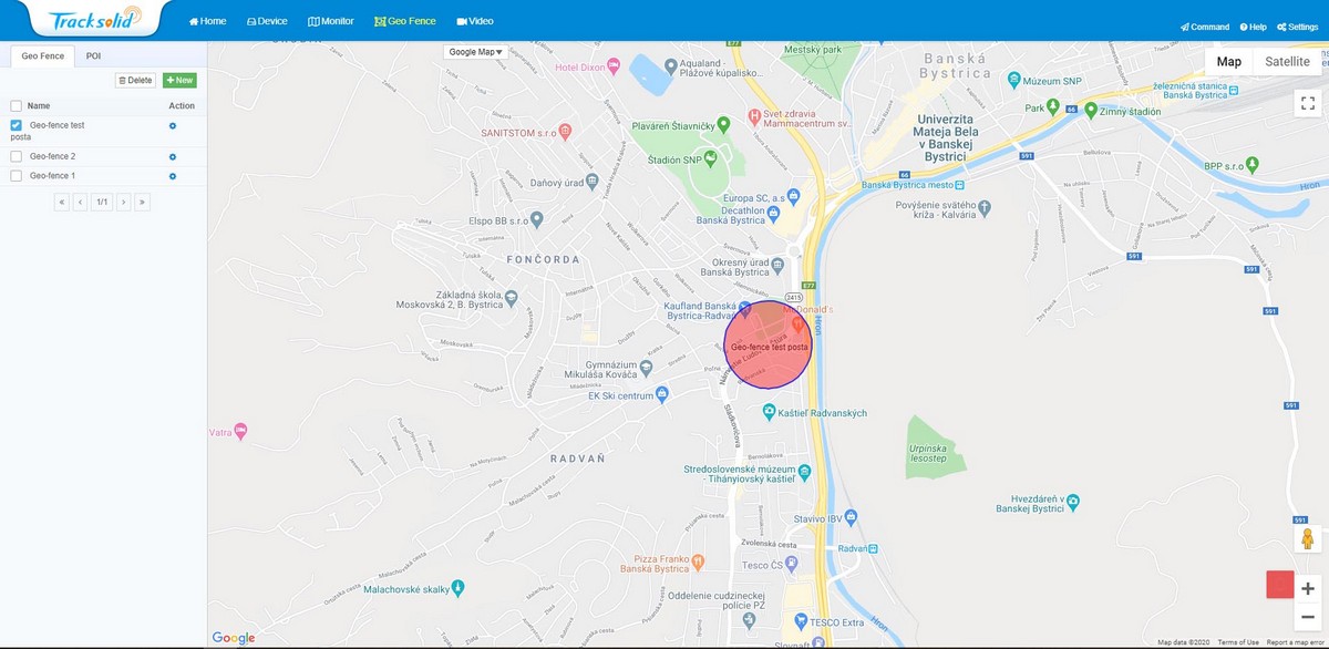 immarkar tar-rotta geofence