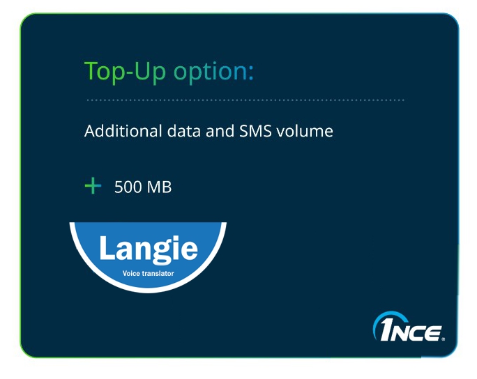 SIM card - volum tad-data 500 MB b'veloċità sa 1 Mbit/s