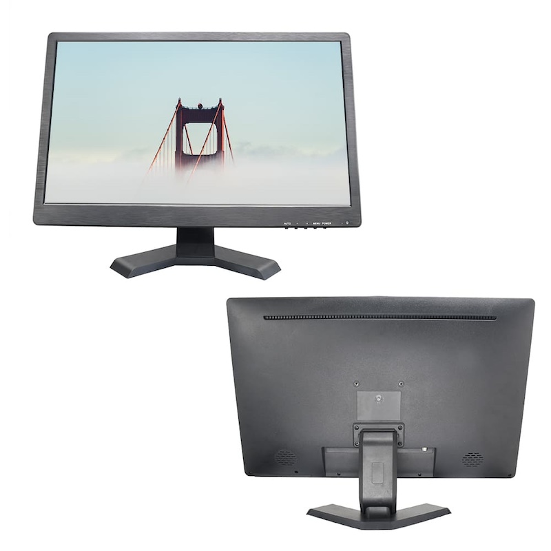 monitor cctv 21,5 pulzier Active Matrix TFT LCD monitor b'konnettur bnc