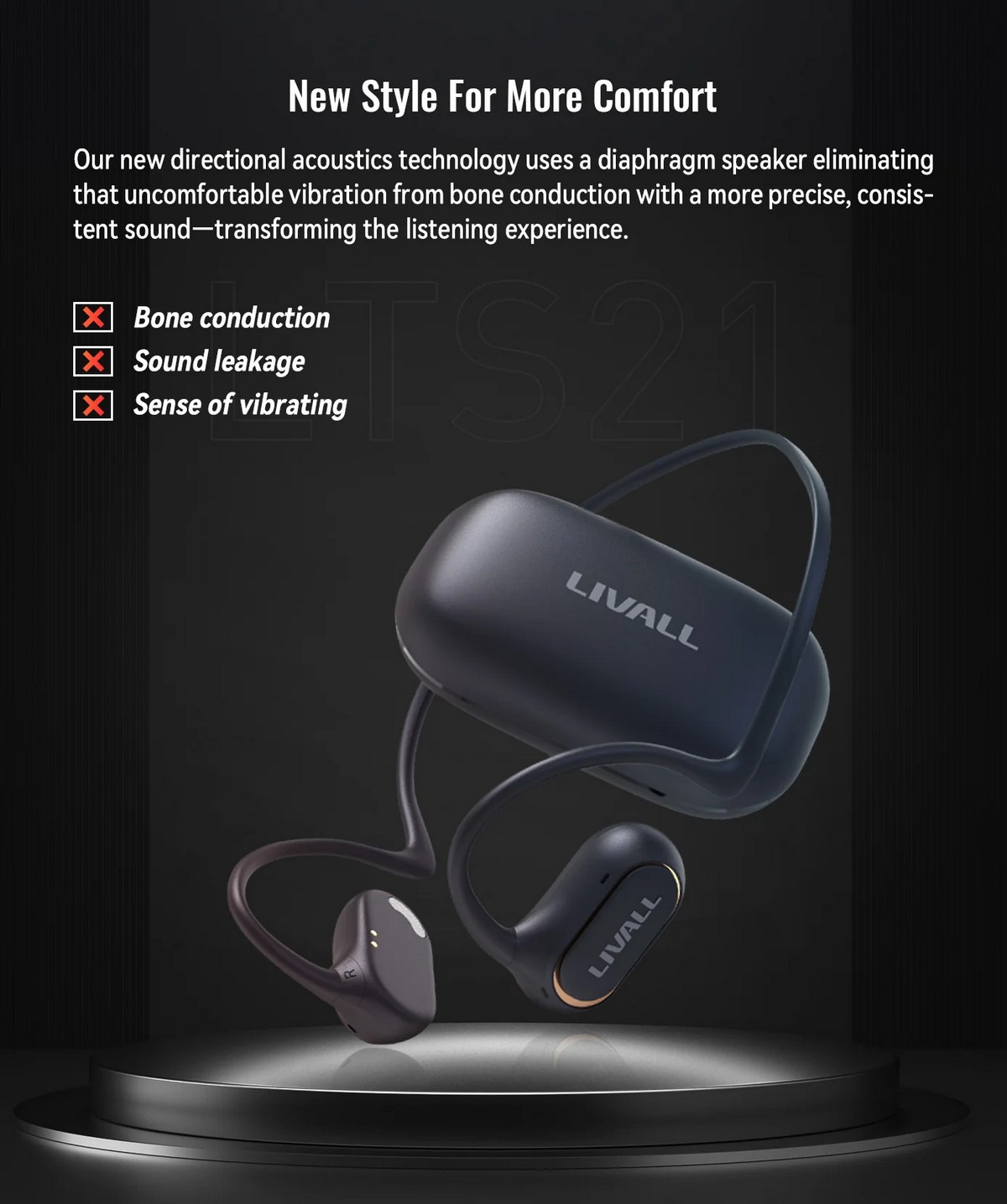 livall lts21 għall-hearing aids bil-bluetooth mingħajr fili