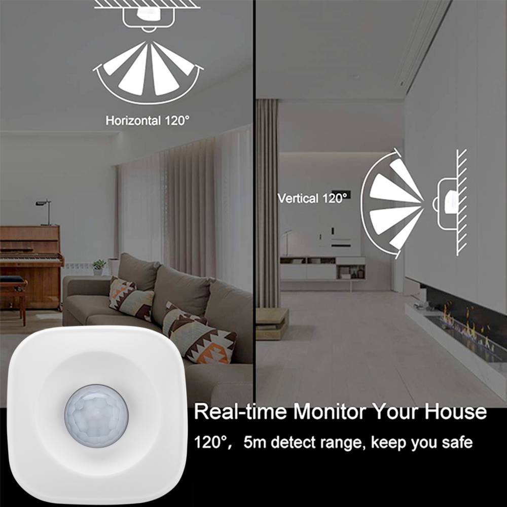 Wifi motion detector allarm pir sensor