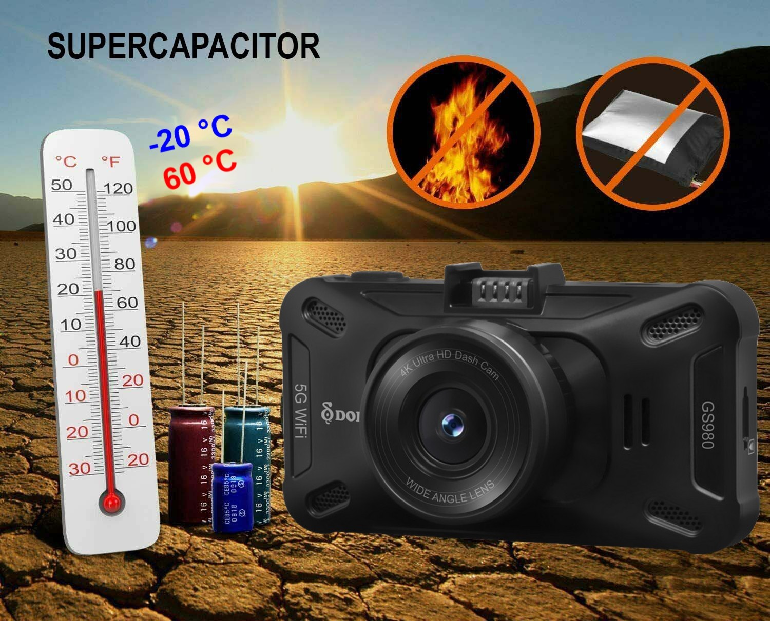 batterija supercapacitor għall-kamera tal-karozzi