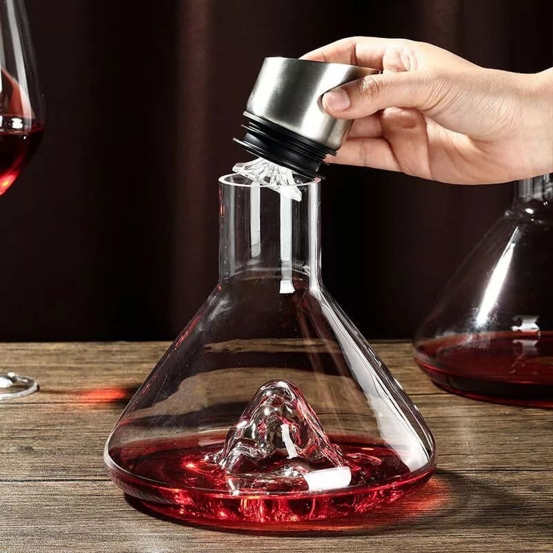 inbid decanter carafe lussu fil-quċċata