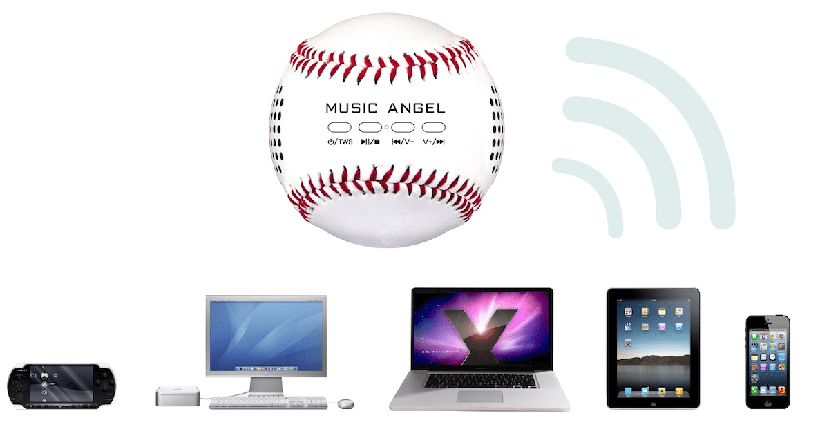 ballun tal-baseball kelliem Bluetooth bla fili