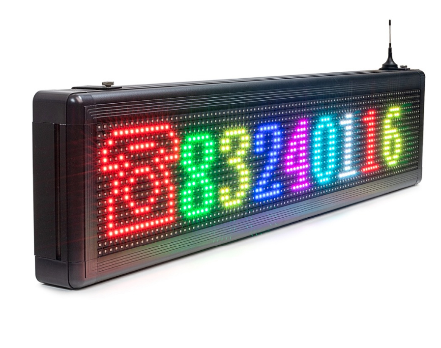 Wifi LED RGB informazzjoni panel barra