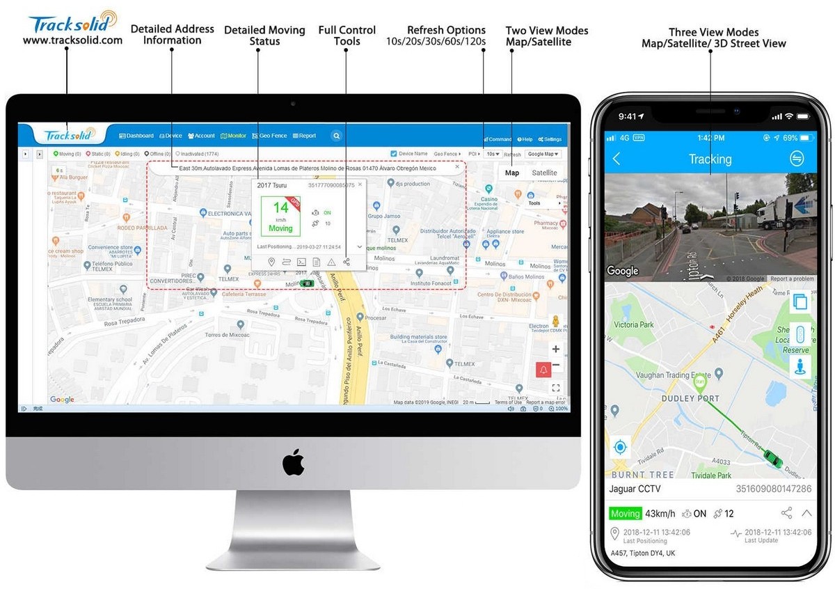 tracksolid app traċċar GPS