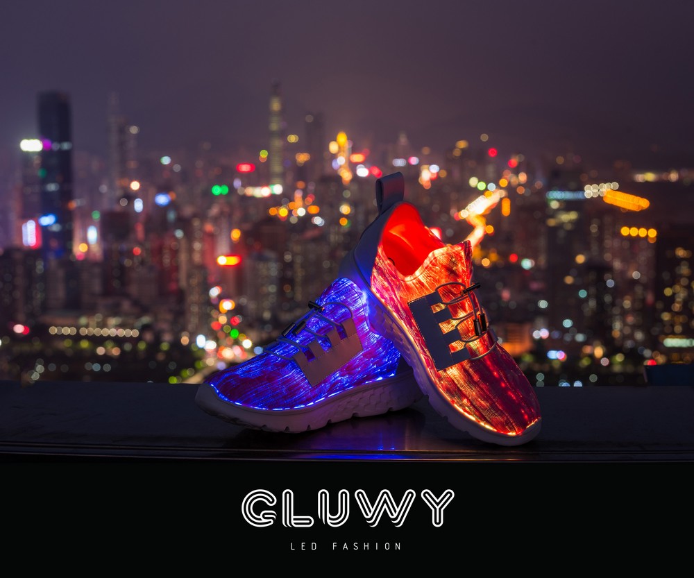 li jteptep LED sneakers gluwy