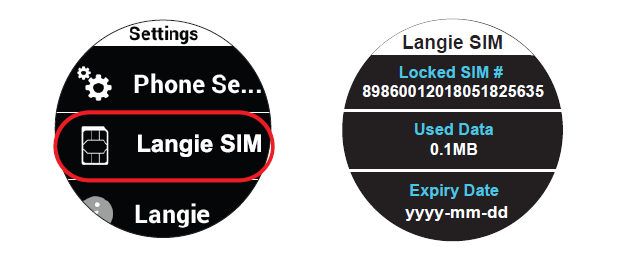 langie sim card pajjiż globali